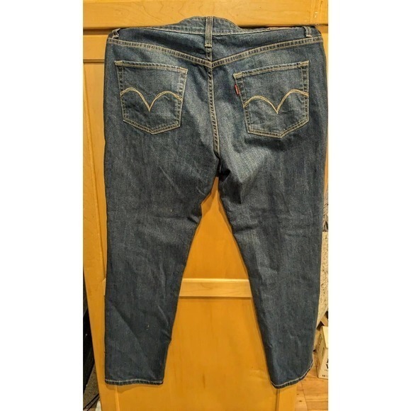 Levis 524 Womens Jeans too superlow ??? Medium Wash Denim‎ 34X29 - Picture 2 of 7